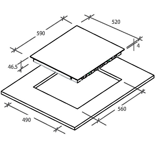 Встраиваемая электрическая варочная панель Candy CH 64 BVT Встраиваемая электрическая варочная панель Candy CH 64 BVT