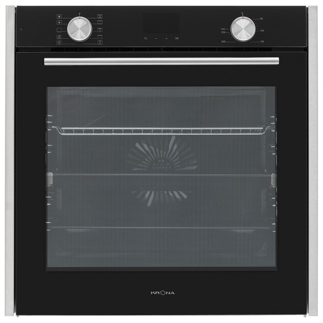 Встраиваемый электрический духовой шкаф Krona Quendel 60 BL/S Встраиваемый электрический духовой шкаф Krona Quendel 60 BL/S