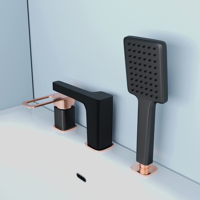 Смеситель для ванны Iddis Slide SLIBG30i07 черный