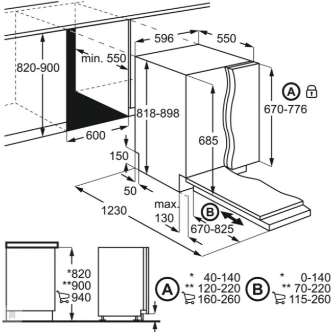 Встраиваемая посудомоечная машина Electrolux EEZ 969410 W
