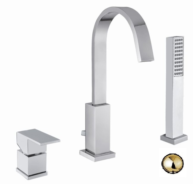 Смеситель на борт ванны Cezares (UNIKA-BVD3-03/24)