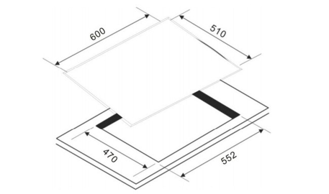 Встраиваемая газовая варочная панель Zigmund & Shtain MN 125.61 B/R