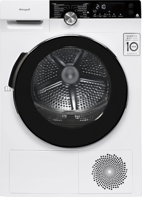 Сушильная машина Weissgauff WD 599 DC Inverter Heat Pump UV Light Сушильная машина Weissgauff WD 599 DC Inverter Heat Pump UV Light