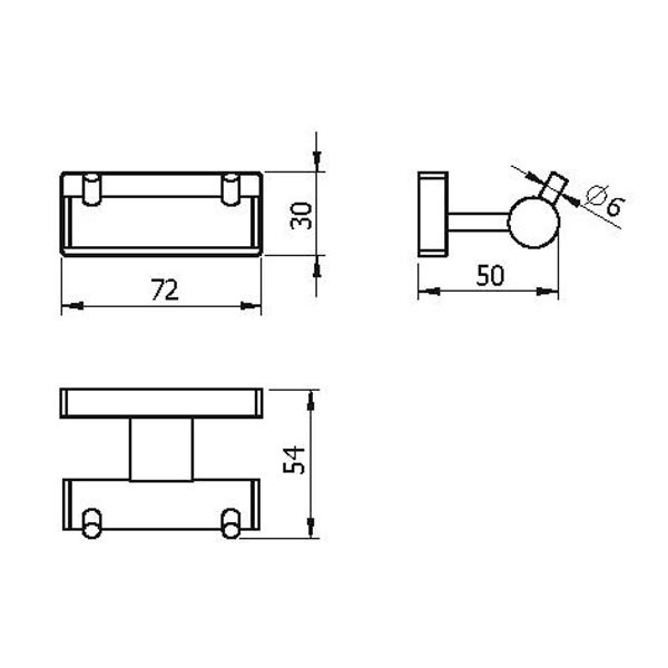 Крючок Langberger Alster 10932B Крючок Langberger Alster 10932B