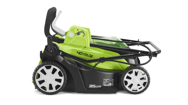 Газонокосилка аккумуляторная GreenWorks G40LM35 (2506707LM) Газонокосилка аккумуляторная GreenWorks G40LM35 (2506707LM)