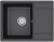 Кухонная мойка Kuppersberg Roys 50 NL 1B1D deep black Кухонная мойка Kuppersberg Roys 50 NL 1B1D deep black