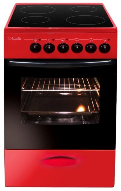 Электрическая плита Лысьва ЭПС 411 МС вишневая Электрическая плита Лысьва ЭПС 411 МС вишневая