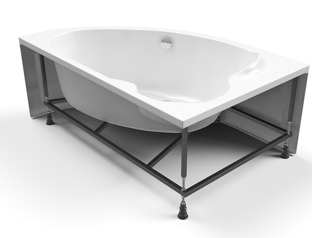 Ванна Cersanit KALIOPE 153x100 левая белый (P-WA-KALIOPE*153-LNL)