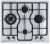 Встраиваемая газовая варочная панель Ricci HBS4519F
