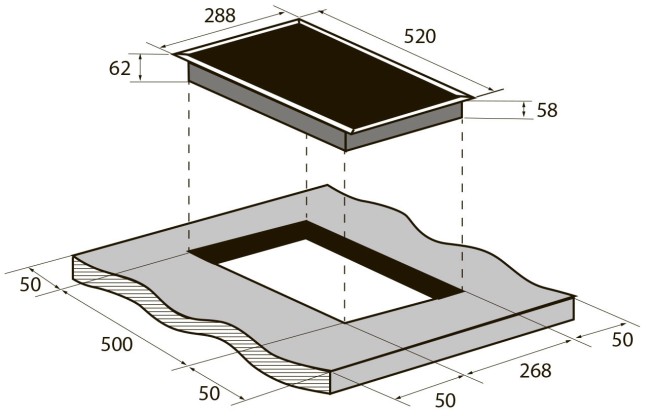 Варочная панель Zugel ZIH293B Варочная панель Zugel ZIH293B