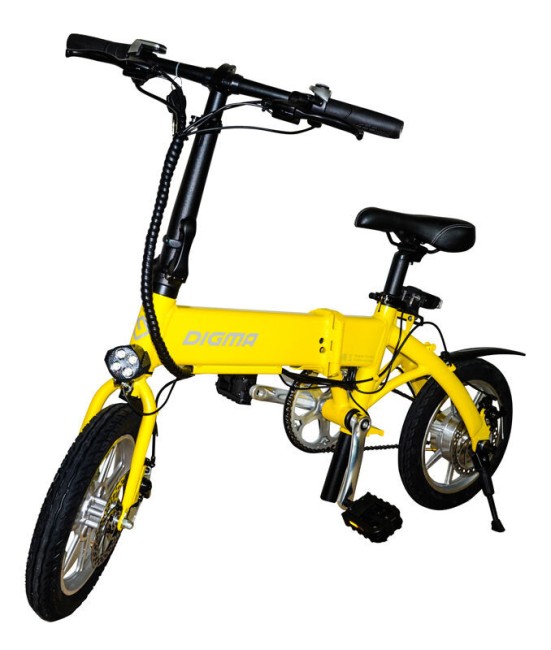 Электровелосипед Digma Z14-8LG желтый
