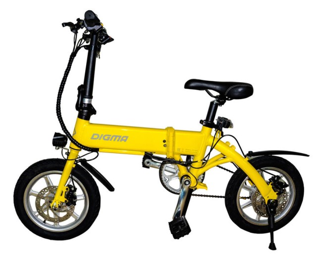 Электровелосипед Digma Z14-8LG желтый