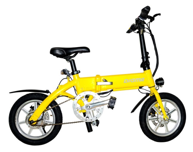 Электровелосипед Digma Z14-8LG желтый