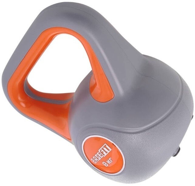 Гиря пластиковая BaseFit DB-503 8 кг, серый/оранжевый 4680459178220 Гиря пластиковая BaseFit DB-503 8 кг, серый/оранжевый 4680459178220