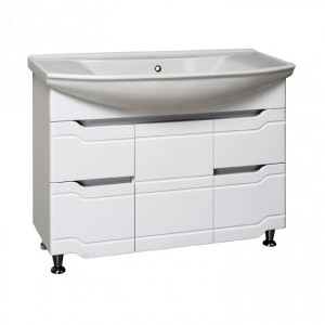 Тумба под раковину Runo Стиль 105 белый (ВнТ69RUNO) Тумба под раковину Runo Стиль 105 белый (ВнТ69RUNO)