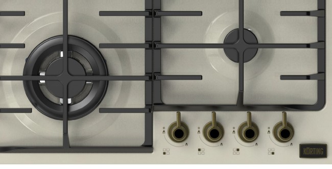 Встраиваемая газовая варочная панель Korting HG 674 CTRB Встраиваемая газовая варочная панель Korting HG 674 CTRB