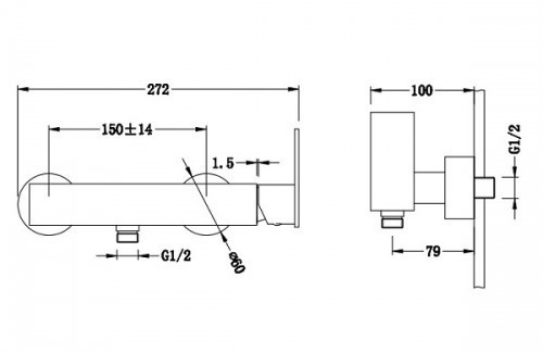 Смеситель для душа Schein Prince 41713E/8017009