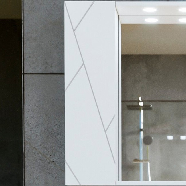 Шкаф навесной Бриклаер КРИСТАЛЛ 20 Белый Шкаф навесной Бриклаер КРИСТАЛЛ 20 Белый