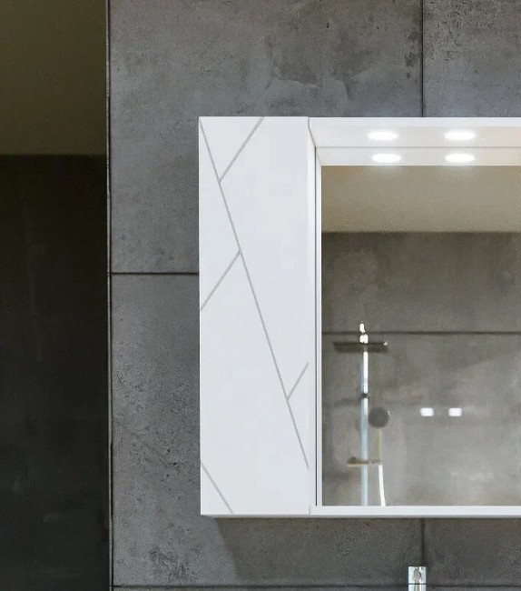 Шкаф навесной Бриклаер КРИСТАЛЛ 20 Белый Шкаф навесной Бриклаер КРИСТАЛЛ 20 Белый