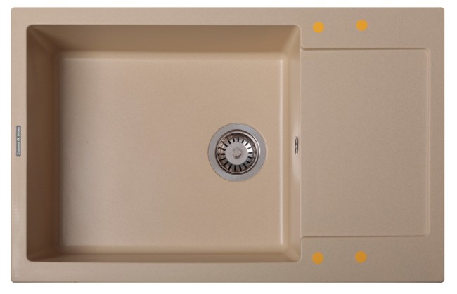 Кухонная мойка Zigmund & Shtain Rechteck 780490 топленое молоко Кухонная мойка Zigmund & Shtain Rechteck 780490 топленое молоко