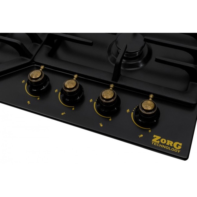 Встраиваемая газовая варочная панель ZorG BLC FDW RBL (EMY)