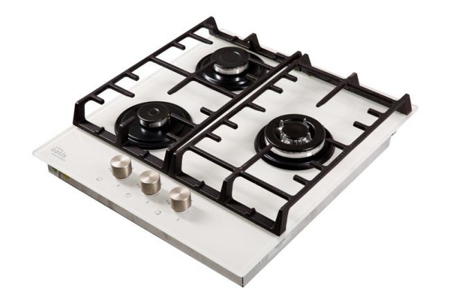Встраиваемая газовая варочная панель Oasis P-3GWT (B) Встраиваемая газовая варочная панель Oasis P-3GWT (B)