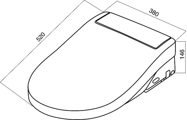 Крышка для биде AM.PM CCC8F7851WH