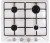 Встраиваемая газовая варочная панель Ricci RGN-610WH Встраиваемая газовая варочная панель Ricci RGN-610WH