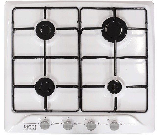 Встраиваемая газовая варочная панель Ricci RGN-610WH Встраиваемая газовая варочная панель Ricci RGN-610WH