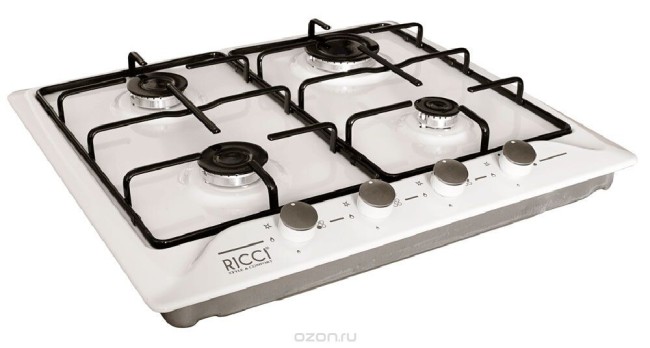 Встраиваемая газовая варочная панель Ricci RGN-610WH Встраиваемая газовая варочная панель Ricci RGN-610WH