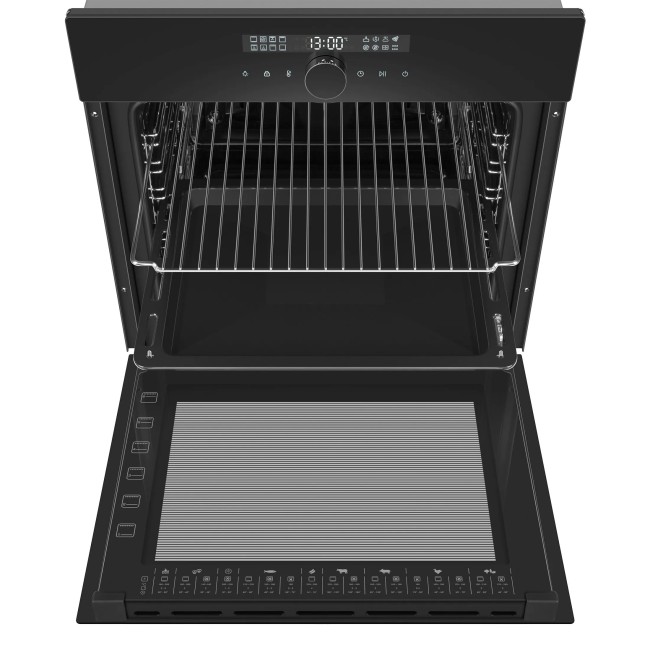 Встраиваемый электрический духовой шкаф Meferi MEO6017BK Ultra