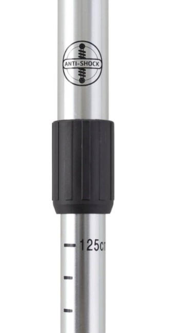 Скандинавские палки Berger Nimbus 2-секционные, 77-135 см, серебристый/голубой Скандинавские палки Berger Nimbus 2-секционные, 77-135 см, серебристый/голубой