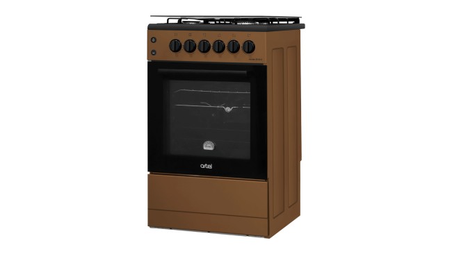 Газовая плита Artel Apetito 50-02 G коричневый Газовая плита Artel Apetito 50-02 G коричневый