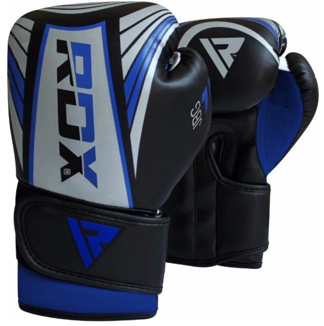 Перчатки боксерские RDX KIDS JBG-1U SILVER/BLUE JBG-1U-4oz детские
