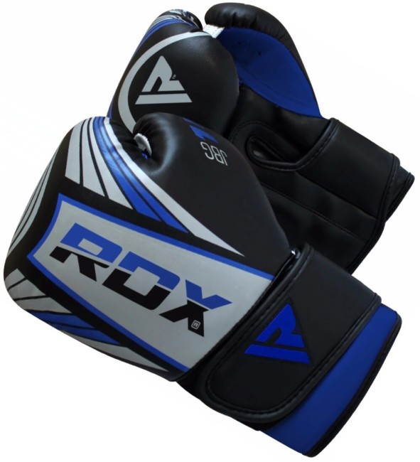 Перчатки боксерские RDX KIDS JBG-1U SILVER/BLUE JBG-1U-4oz детские