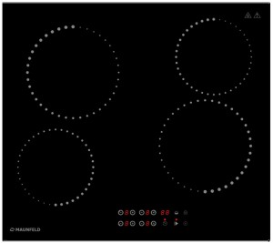 Встраиваемая электрическая варочная панель Maunfeld CVCE594PBK
