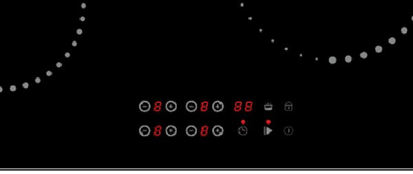 Встраиваемая электрическая варочная панель Maunfeld CVCE594PBK