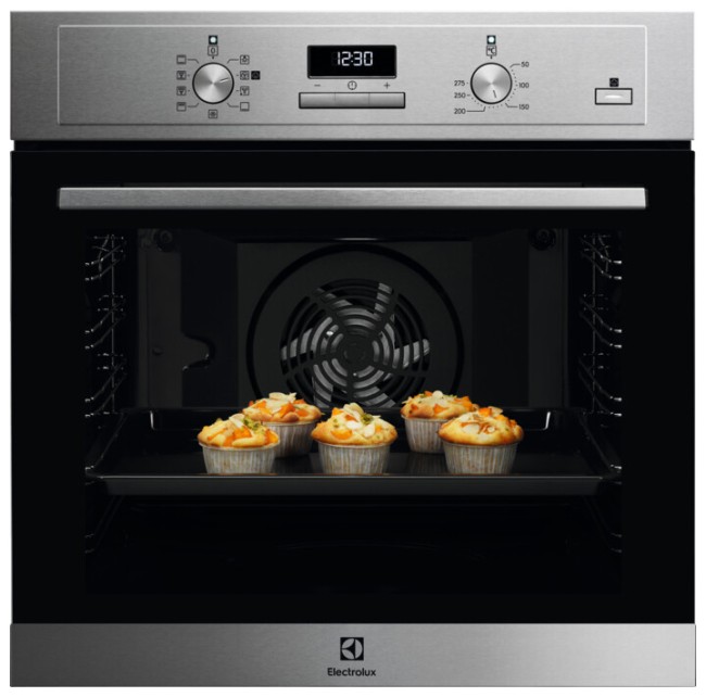 Встраиваемый электрический духовой шкаф Electrolux OEM3H50X серебристый
