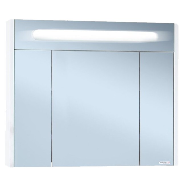 Зеркало-шкаф Бриклаер Палермо 90 белый Зеркало-шкаф Бриклаер Палермо 90 белый