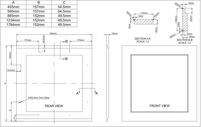 Встраиваемый винный шкаф Dunavox DAUF-38.100DOP.TO
