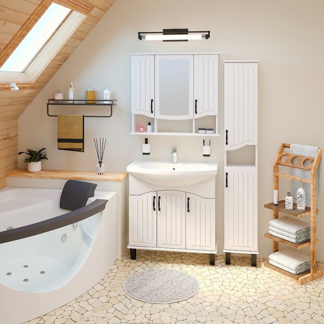 Пенал навесной Viant МАРСЕЛЬ 30 правый/левый белый Пенал навесной Viant МАРСЕЛЬ 30 правый/левый белый