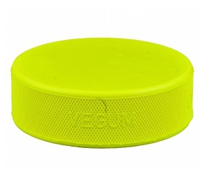 Шайба хоккейная Vegum желтая