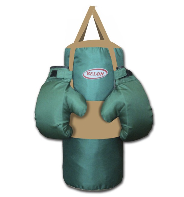 Набор для бокса Belon Груша большая и перчатки 1 (НБ-005-БЗ)