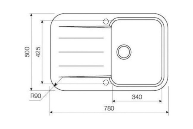 Кухонная мойка Kuppersberg LIRA 1B1D SAND Кухонная мойка Kuppersberg LIRA 1B1D SAND