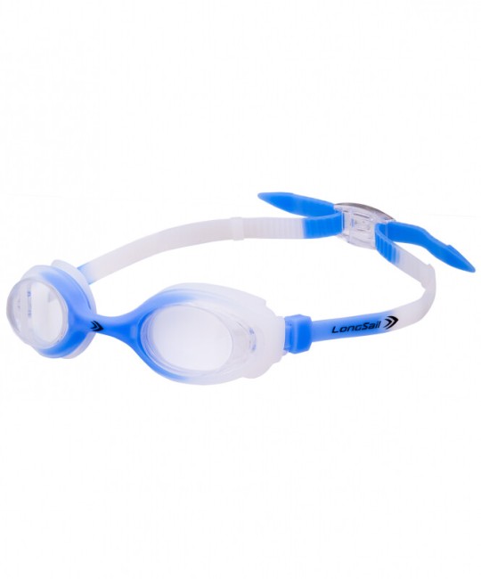 Очки для плавания Longsail Kids Crystal L041231 голубой/белый