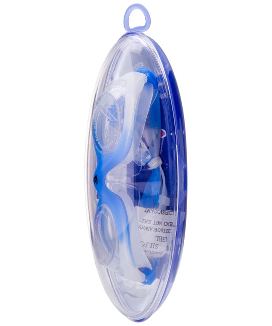 Очки для плавания Longsail Kids Crystal L041231 голубой/белый