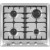 Встраиваемая газовая варочная панель ZorG BP5 FD inox