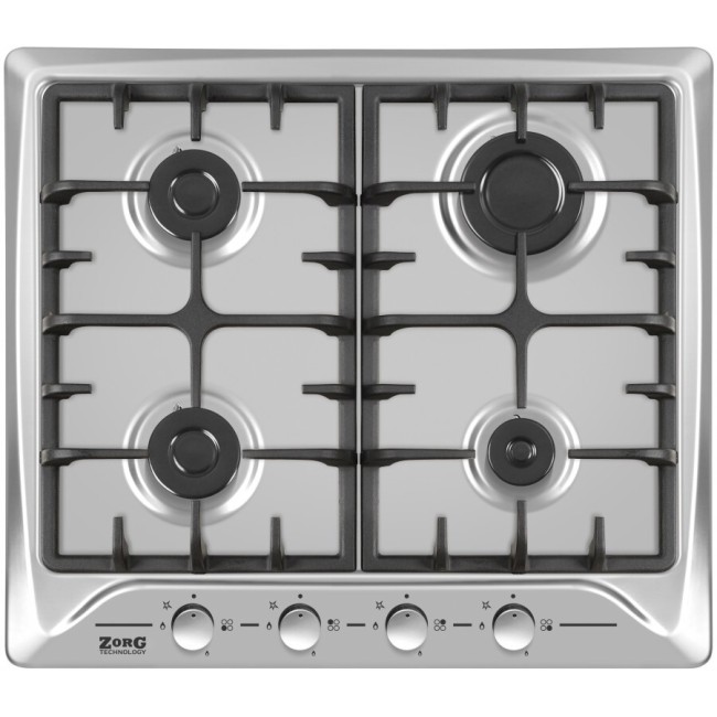 Встраиваемая газовая варочная панель ZorG BP5 FD inox