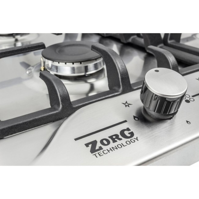 Встраиваемая газовая варочная панель ZorG BP5 FD inox