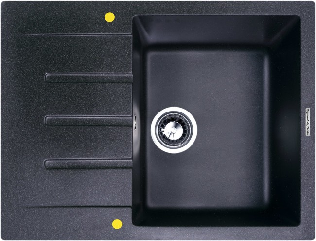 Кухонная мойка Zigmund & Shtain Rechteck 645 темная скала Кухонная мойка Zigmund & Shtain Rechteck 645 темная скала